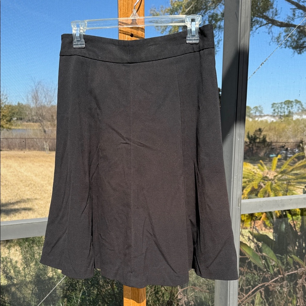 Covington Elegant stretch Black A-Line Skirt